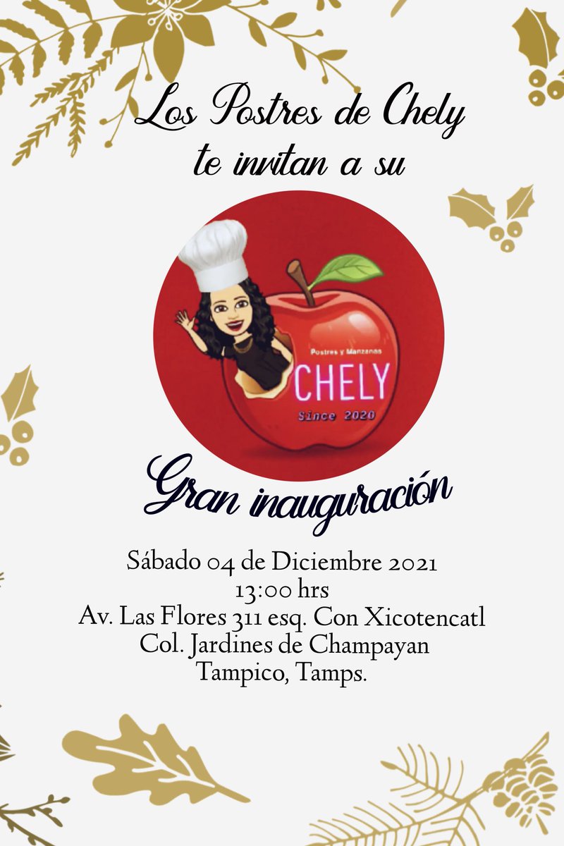 PostresDeChely's tweet photo. Estamos muy felices de poder invitarlos a una nueva etapa de nuestro proyecto para este próximo sábado a partir de la 1 pm estaremos a sus órdenes en nuestro local con servicio para llevar o comer ahí 🥰 Pedidos especiales que gusten agendar para pasar a recoger llama📲8331847163 https://t.co/YsjqTIpyYn
