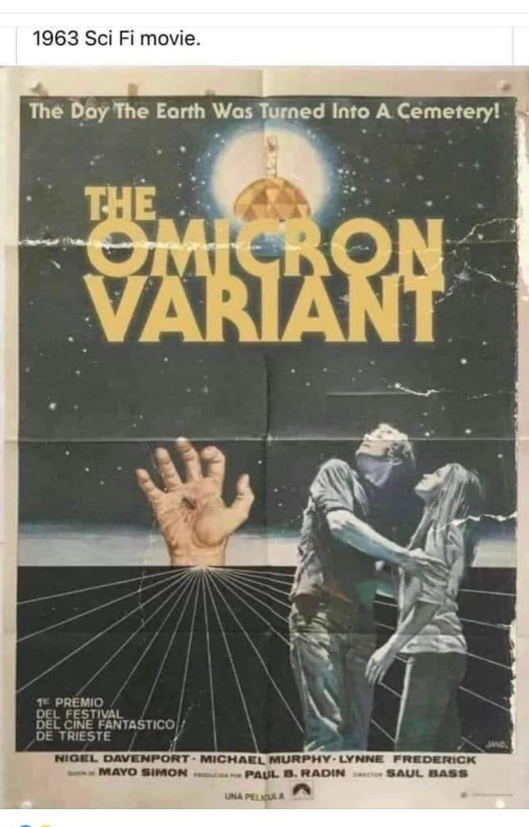 ccarterone's tweet image. Plain Sight... this Movie was in 1963 now its playing out.. Plandemic