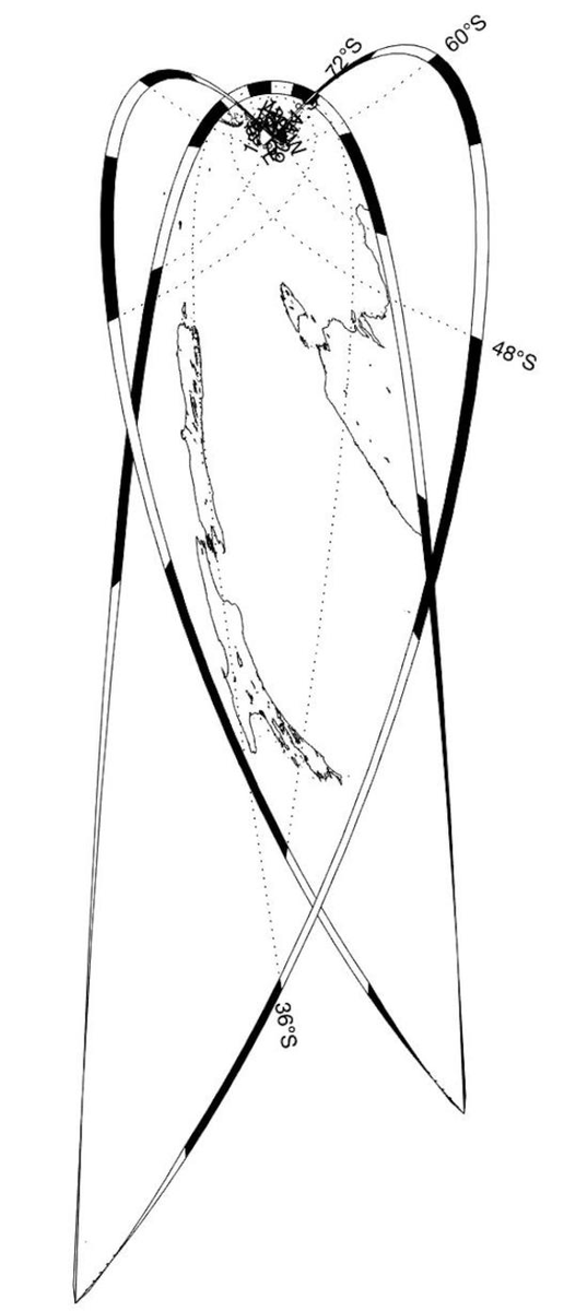 DaniJonesOcean's tweet image. I've "discovered" a very unusual Southern Ocean projection... 😅

Somewhere there's a mathematician who knows how this disaster of a projection might actually be useful. 😆

#MistakesWereMade