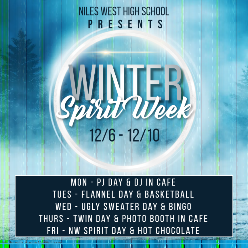 Winter Spirit Week is coming... 🌨️❄️☃️