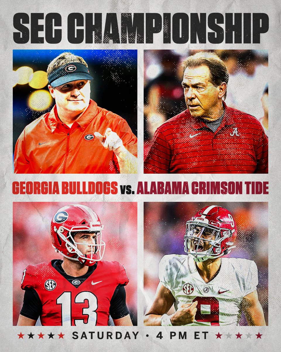 SECNetwork's tweet photo. CAN'T WAIT FOR SATURDAY 🏆 https://t.co/fb5Ns5TBat