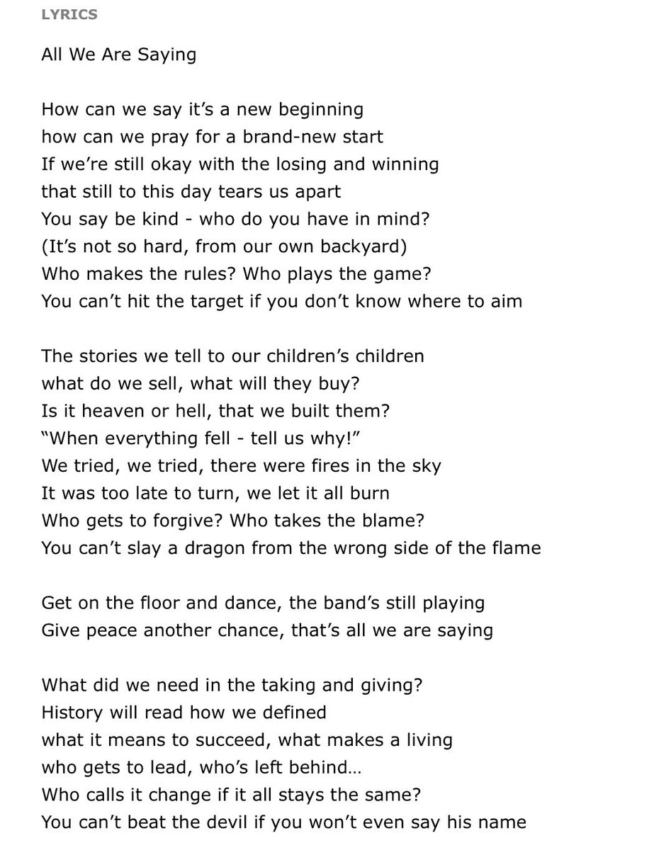 I’ve used lyrics to say what I think long before social media. In this song, I’m trying to get at self-accountability, and the futility of fighting misidentified enemies. 🤷‍♀️🤔 Link to listen (bluesy), read if you’d rather. ©️me 2020
lakelifelore.com/track/2901181/…