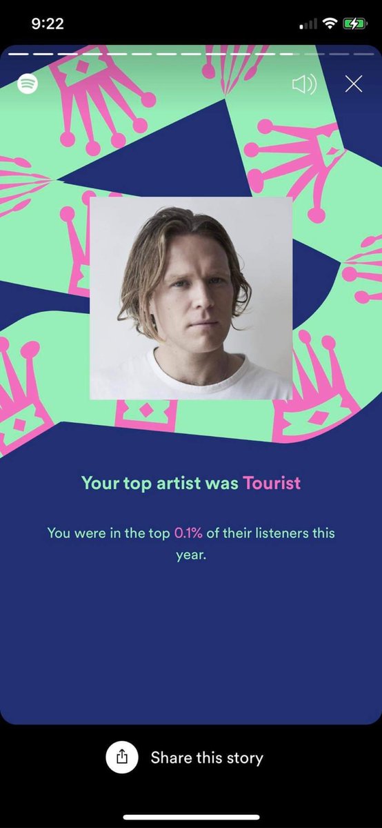LiamSheppard_'s tweet photo. @Tourist You’ve been my top artist 4 years in a row mate, excited for what’s coming! https://t.co/b9ftmXybT3