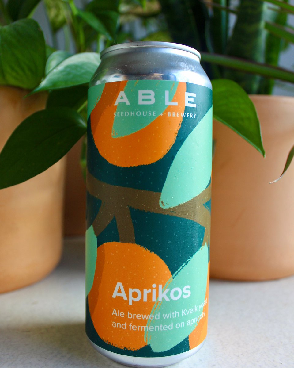APRIKOS was brewed with Kveik yeast and fermented on apricots giving it an expressive, yet restrained farmhouse quality. It pours an orangey sunset color, tastes of sunny sweet fruits, and finishes a little dry.

Now available in our taproom and everywhere you buy good beer.