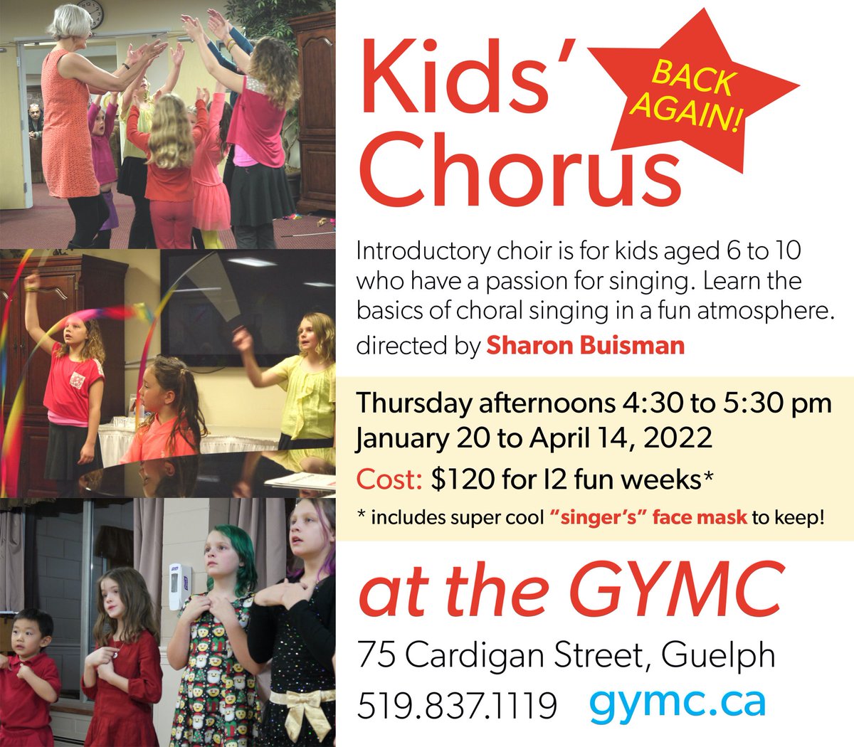 Give us a call for more information. Register online now... cognitoforms.com/GYMC1/KidsChor…