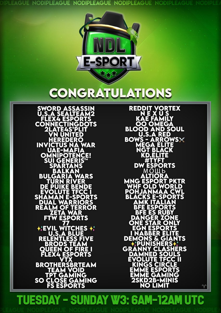 toftCOC's tweet photo. our eSport team #TooYoungForThis, in short #TYFT, is going to compete in @No_Dip_League this season! 🔥💣💥
the boys are all fired up for some fun 5v5 action 💪👊 #hyyyype 🦓🐱🐸🔱🦨🦈🐘🦧🐢🐿 https://t.co/uOHOphFIA8