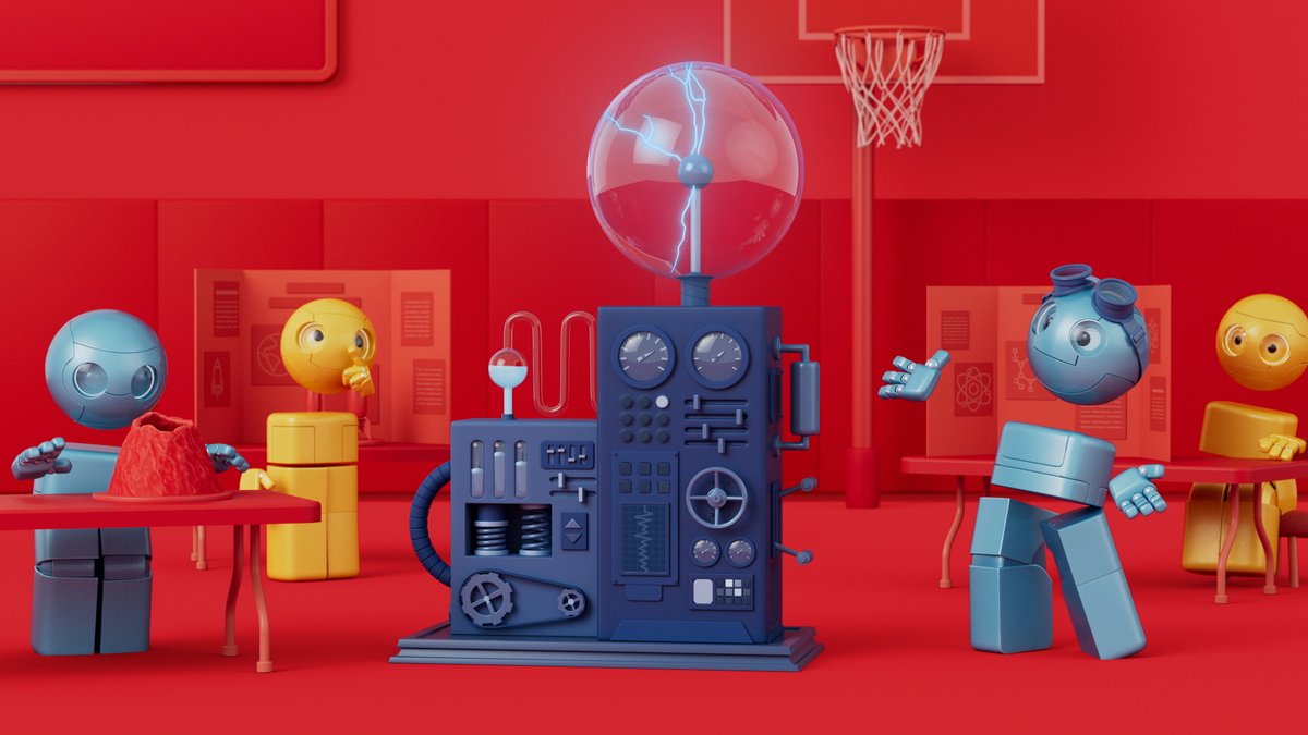 The bots are back!  Big team effort by everyone involved.  Checkout the full post here - runkickshout.com/work/frontier-…

#animation #design #characteranimation #c4d #maxon