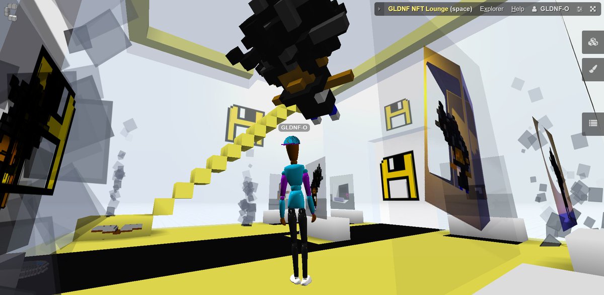 HeNamedOrion's tweet photo. Ok...... preparing for the parcel to arrive. Until then, work on spaces. #cryptovoxel #nfts #gldnf #metaverse https://t.co/hdt9zflftl