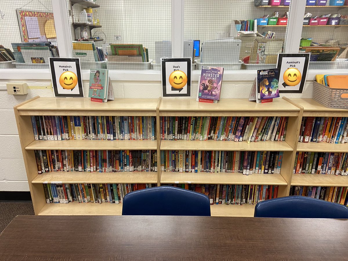 GayaTharmarajah's tweet photo. Take a look at what some Junior students are recommending @malvern_ps library! Can’t wait to see what my Primary friends are going to recommend! @tdsb @LC3_TDSB @TDSBLibrary https://t.co/2pK3SgnJbz