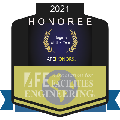FMadviso's tweet photo. @AFE Region 7 - International Members recognized as Region of the Year.  Excellent results for #facman , #FM and #facilitymanagement !! Join us to see what this group is doing! https://t.co/0DOKPdRPHC