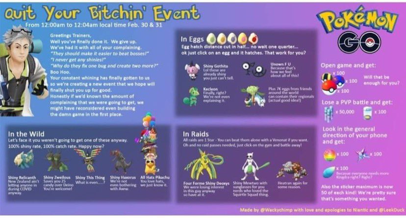 animefanatic781's tweet photo. Someone on my local Facebook Pokémon Go group shared this 😂 https://t.co/DTDWqLndbi