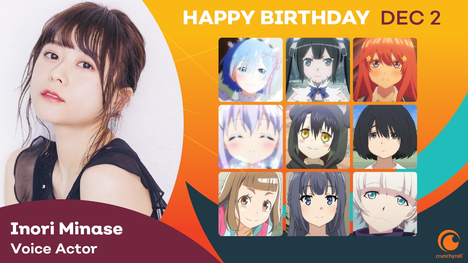 Crunchyroll - Happy Birthday to the Japanese Voice Actor