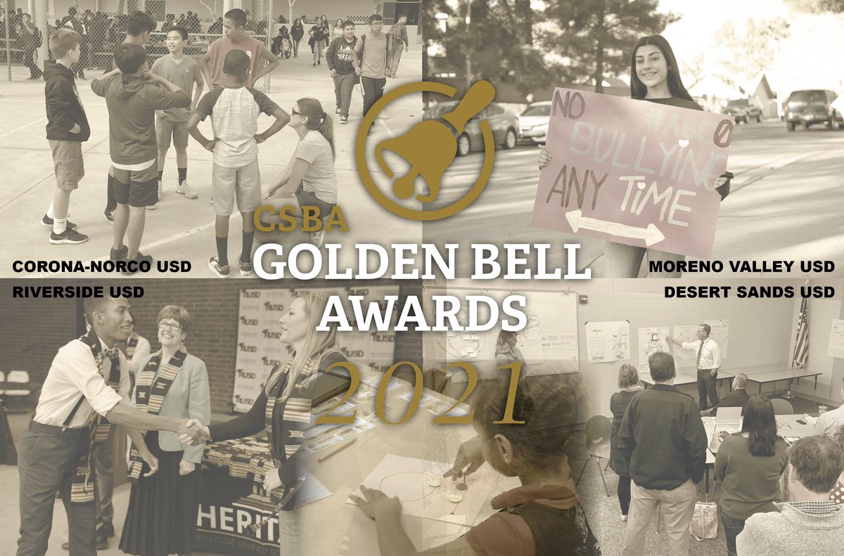 RivCo Office of Education (@rcoe) on Twitter photo Congrats to #RivCo districts & schools awarded <a href="/CSBA_Now/">CSBA</a> #GoldenBell ๐๐! <a href="/CNUSD/">Corona-Norco USD</a> <a href="/RaneyKnights/">Raney Intermediate</a>, <a href="/MorenoValleyUSD/">Moreno Valley USD</a> <a href="/CSHS_Cougars/">Canyon Springs High School</a>, <a href="/RiversideUSD/">Riverside Unified School District</a> & 2 for <a href="/DesertSandsUSD/">Desert Sands USD</a> ๐
VIRTUAL AWARDS PROGRAM: publications.csba.org/golden-bell/goโฆ Congrats to #RivCo districts & schools awarded <a href="/CSBA_Now/">CSBA</a> #GoldenBell ๐๐! <a href="/CNUSD/">Corona-Norco USD</a> <a href="/RaneyKnights/">Raney Intermediate</a>, <a href="/MorenoValleyUSD/">Moreno Valley USD</a> <a href="/CSHS_Cougars/">Canyon Springs High School</a>, <a href="/RiversideUSD/">Riverside Unified School District</a> & 2 for <a href="/DesertSandsUSD/">Desert Sands USD</a> ๐
VIRTUAL AWARDS PROGRAM: publications.csba.org/golden-bell/goโฆ