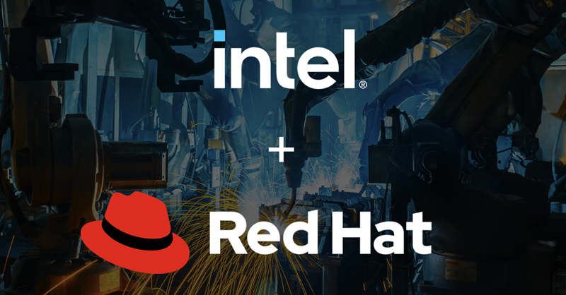 Intel5GNetworks's tweet photo. Smart #manufacturing is getting even smarter at the #edge. Learn how our latest collaboration with @RedHat moves Industry 4.0 a step further.