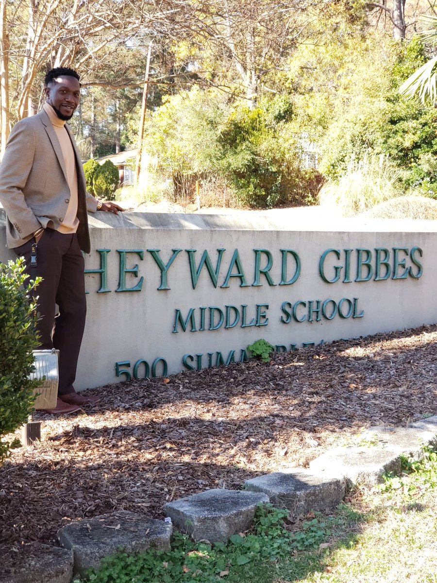Congratulations to our Teacher of the Year, Mr. Kamon Singleton! Thank you for all your hard work and dedication. <a href="/RichlandOne/">Richland One Schools</a>