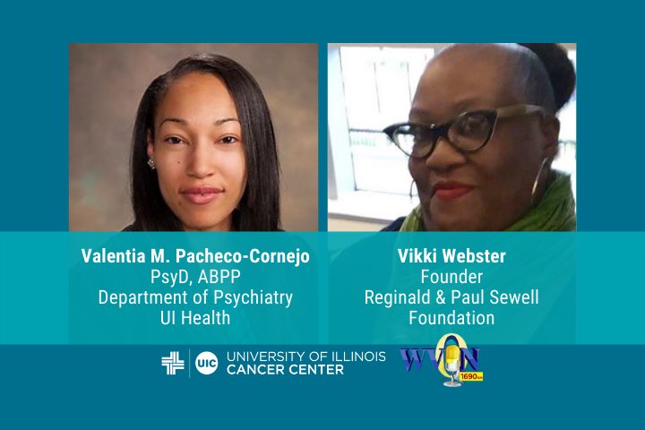 NasimaMannan's tweet photo. It’s okay to not be okay. Tune in for a discussion on mental health, loss and grievance, and holiday blues on @WVON1690 Doctor in the House with @txmasonmd on Sunday December 5th at 10am CT. @UICancerCenter @thisisUIC https://t.co/zUzMSHhIb9