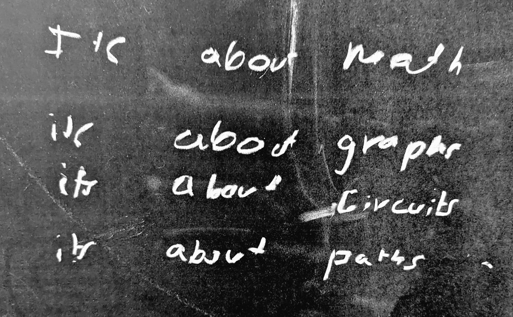 A little graph theory poetry left by some students in math class today.