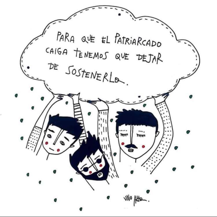 Una pieza clave para acabar con el patriarcado reside en que sus beneficiarios- quienes adquieren los privilegios- se cuestionen cómo sus prácticas y sus discursos afectan a lxs otrxs y cómo pueden modificarlos, trabajar en ello es responsabilidad de todxs.