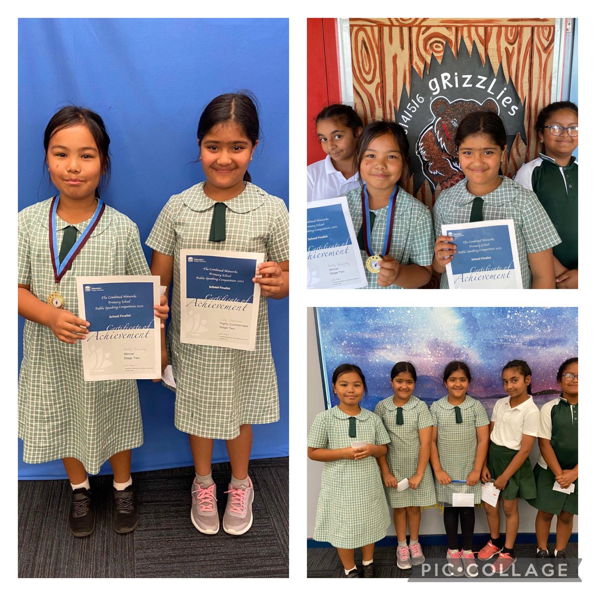 Beyond proud of our little Grizzlies in the Combined Networks Primary Schools Public Speaking Competition ! <a href="/IngleburnPs/">Ingleburn PS</a> <a href="/melindateaches1/">Melinda Phan</a> #empowered