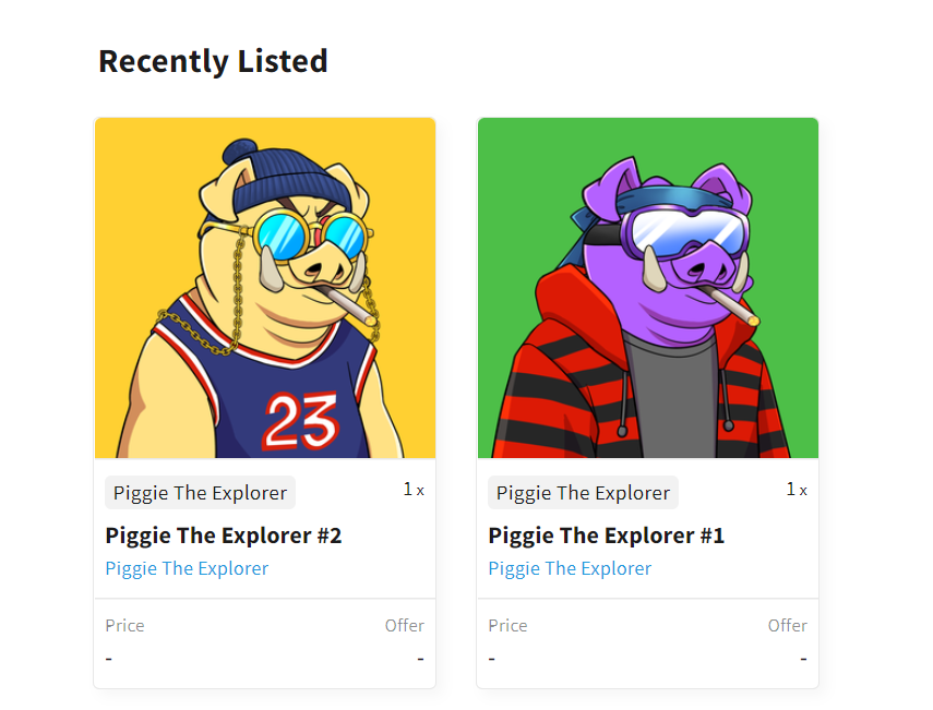 piggieexplorer's tweet photo. Piggie want to say : BIG THANKS for you "COLLECTOR"

now Piggie The Explorer #1 and #2 sold out🙏

Terimakasih!

#NFT #NFTs #NFTCommunity #tezos #OBJKT #objktcom https://t.co/UYHjIF3AHM