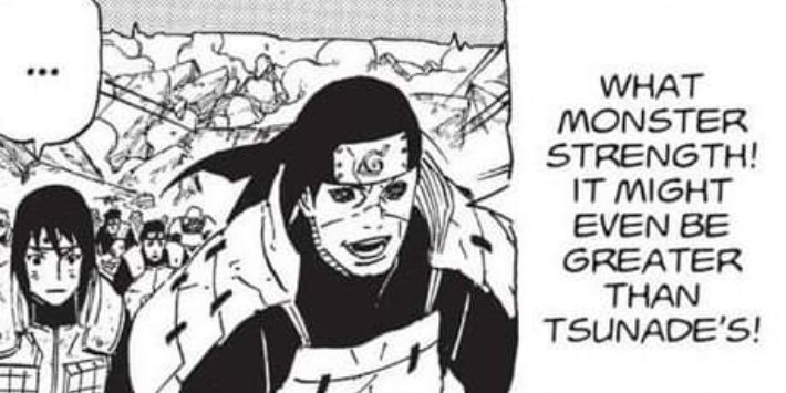 goku_and_naruto's tweet photo. Bro woke up from dead and compared kid tsunade's strength to war arc sakura 😭 https://t.co/uXzJd69ELX