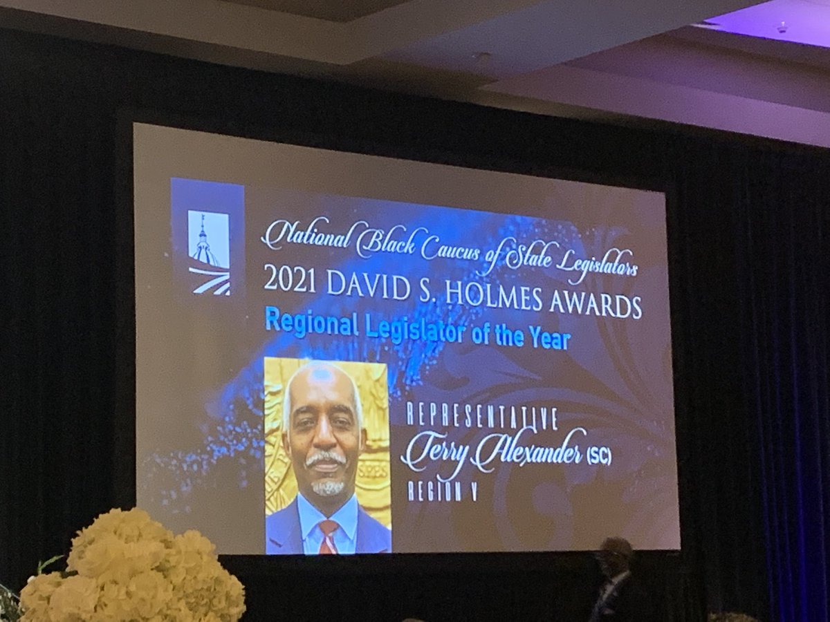 RealTigerWells's tweet image. Another great #NBCSL Annual Awards Ceremony is wrapping up. Always good to see South Carolina represented well and recognized on the National stage. Congrats to @_terryalexander - Region V Legislator of the Year! 

#NBCSL2021 #NBCSLinATL