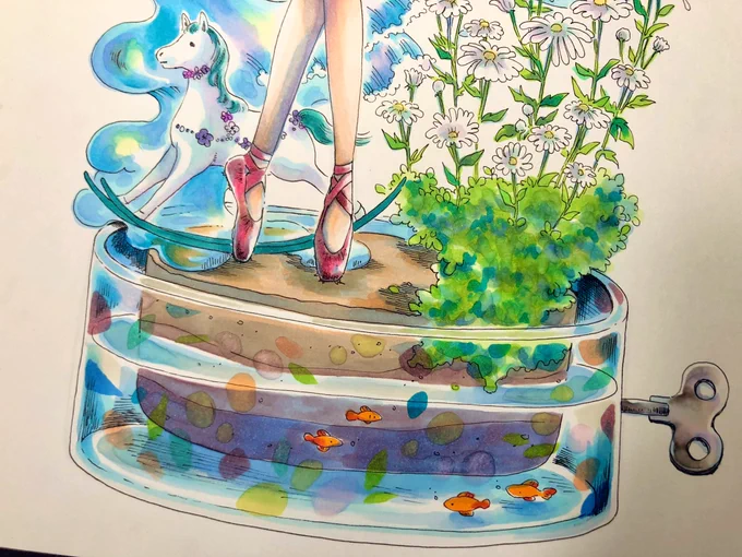 描いてた!!!梱包して送るおたのしみに〜〜〜 