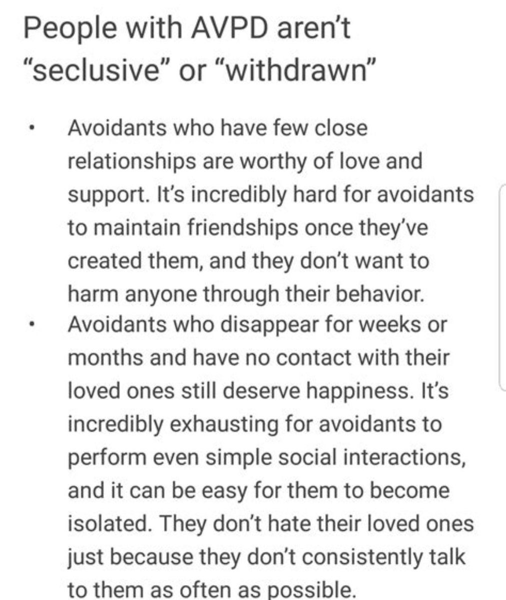 iElliie's tweet photo. #AvPD #AvoidantPersonalityDisorder #MentalHealth https://t.co/r9JDodzpUz