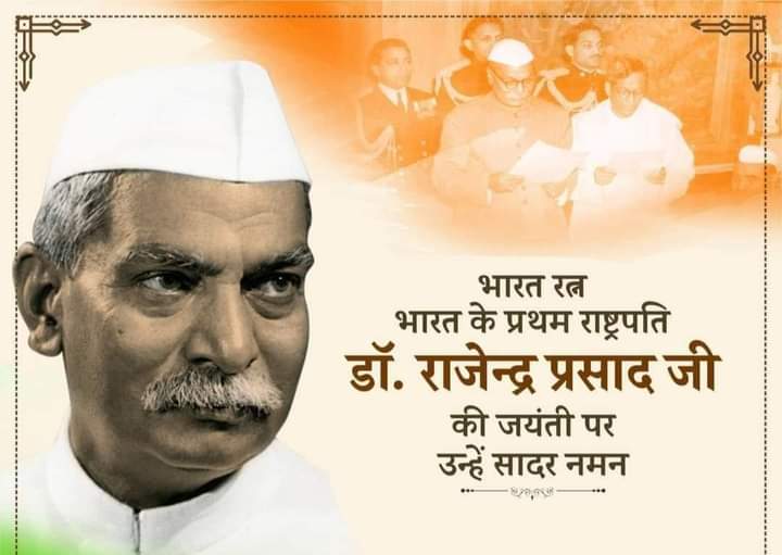 ArvindP73385200's tweet photo. भारत रत्न व भारत के प्रथम राष्ट्रपति डॉ. राजेन्द्र प्रसाद जी की जयंती पर उन्हें सादर नमन् https://t.co/0gZoCrc5YJ