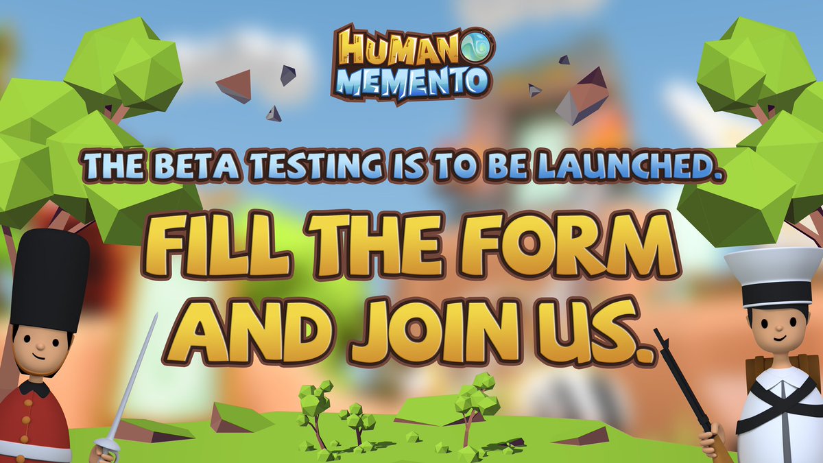 HumanMemento's tweet photo. 🎉🎉Beta Test is to be launched within 24 hours. 

🗓🗓4: 00 UTC, Dec. 4 to 4: 00 UTC, Dec. 6. 

🥳🥳Fill in the BSC address and we will send the test coin ASAP. 
https://t.co/VvkxjR75cd

😝😝Catch the opportunity to learn the play mode in advance.
#GameFi #HumanMemento #NFT #BSC https://t.co/KCC4CIQ5X8