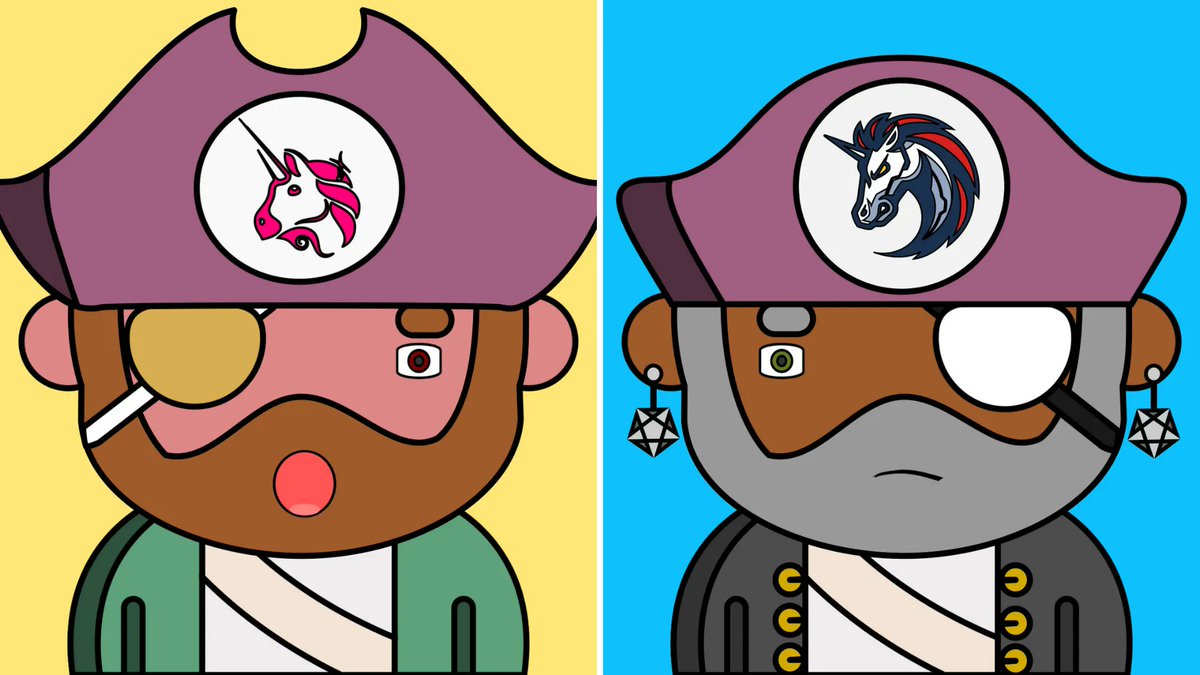 👑  The #DEX / #Swap #Crypto Pirates have hopped aboard! 👑 

Which of the two do you use more often, #NFTCommunity?

🎩  Test your luck, mint a Pirate: buff.ly/3cUSOB9 🎩 
--
#NFT #NFTs #nftart #nftcollectors #NFTJapan #NFTartists #NFTCommmunity #NFTdrop #NFTcollection