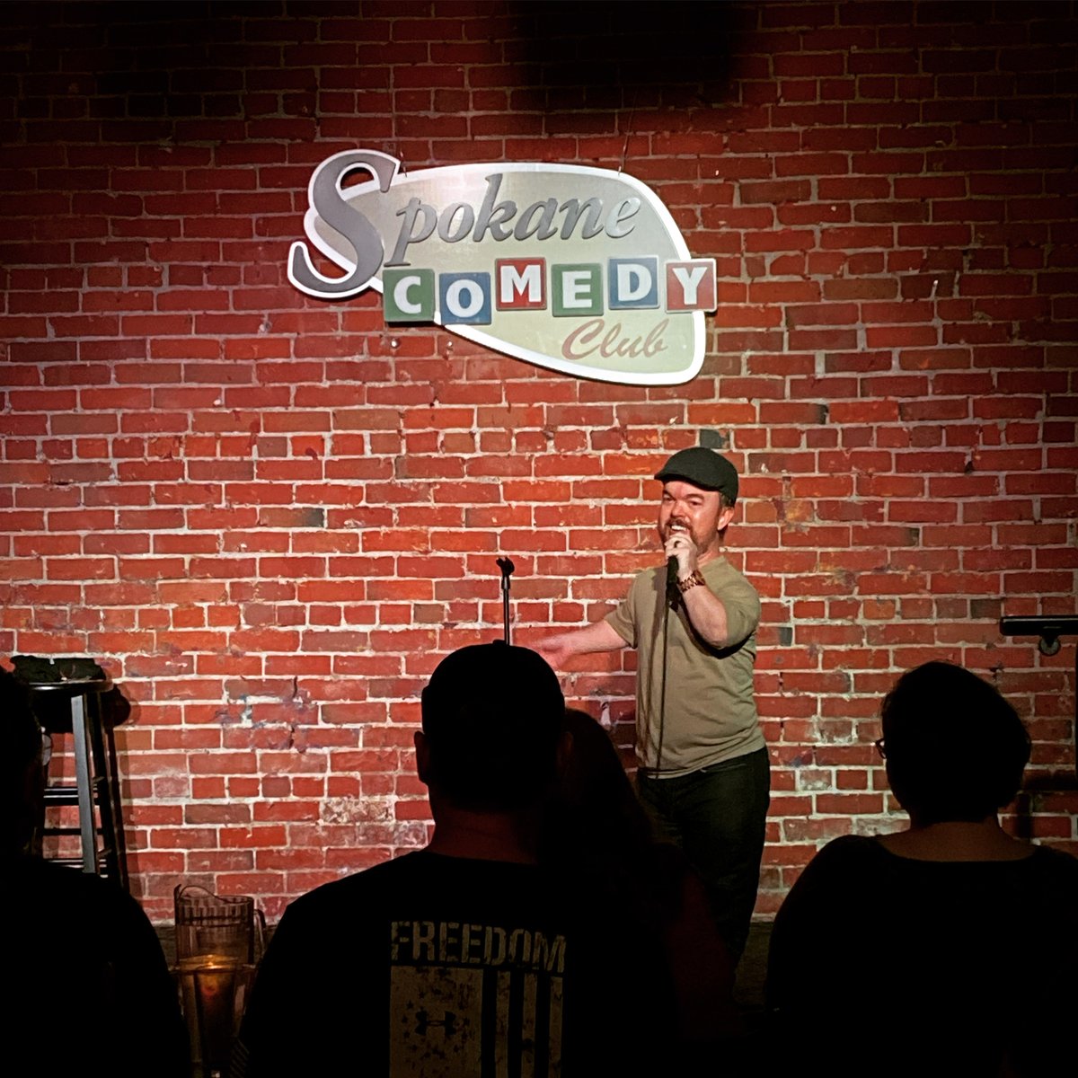 spokanecc's tweet photo. Brad Williams is in the building! This is a low ticket alert for the remaining shows, click the link below to secure yours! 👇🎟🎤

https://t.co/ATj7LnQhRi

#SpokaneComedyClub #SpokaneEvents #Comedy https://t.co/tEwaJezNzm