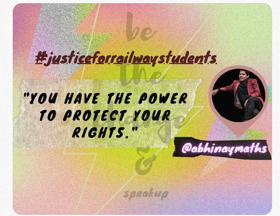 gk_byvk's tweet photo. #JusticeForRailwayStudents
#JusticeForRailwayStudent 
#JusticeForRailwaysStudent
@groupdexam
@GaganPratapMath 
@RYPofficial
@HansrajMeena
@TAlchemist12 https://t.co/dWQSQppM59