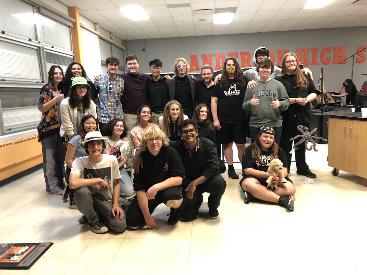 JustinGood's tweet photo. Congrats to Moke &amp; The Blokes on winning the 2021 AHS Battle of the Bands! A big THANK YOU to all of the student bands who made this year’s event a success. You all brought it tonight!! @AndersonRaptors https://t.co/FvTxdnxIz2