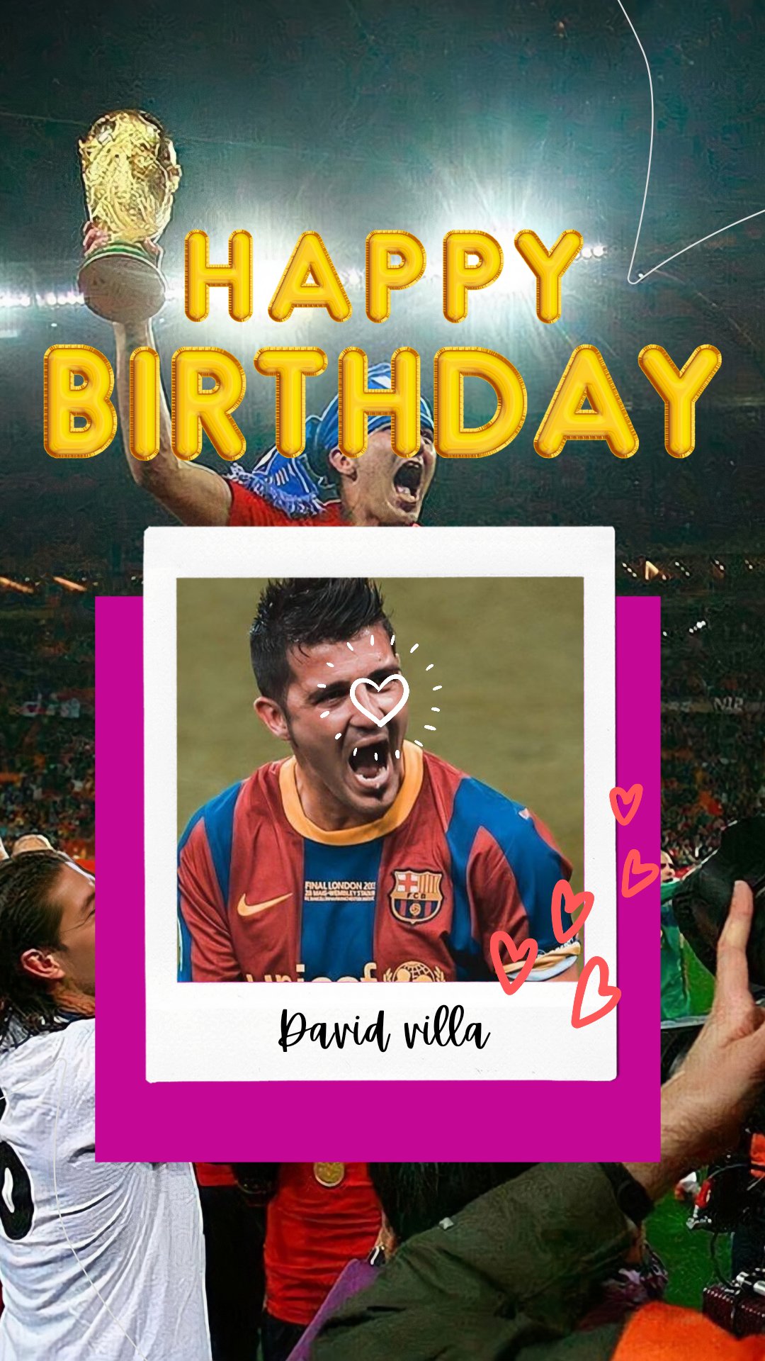 Happy Birthday David villa,the man behind the success of OFC 