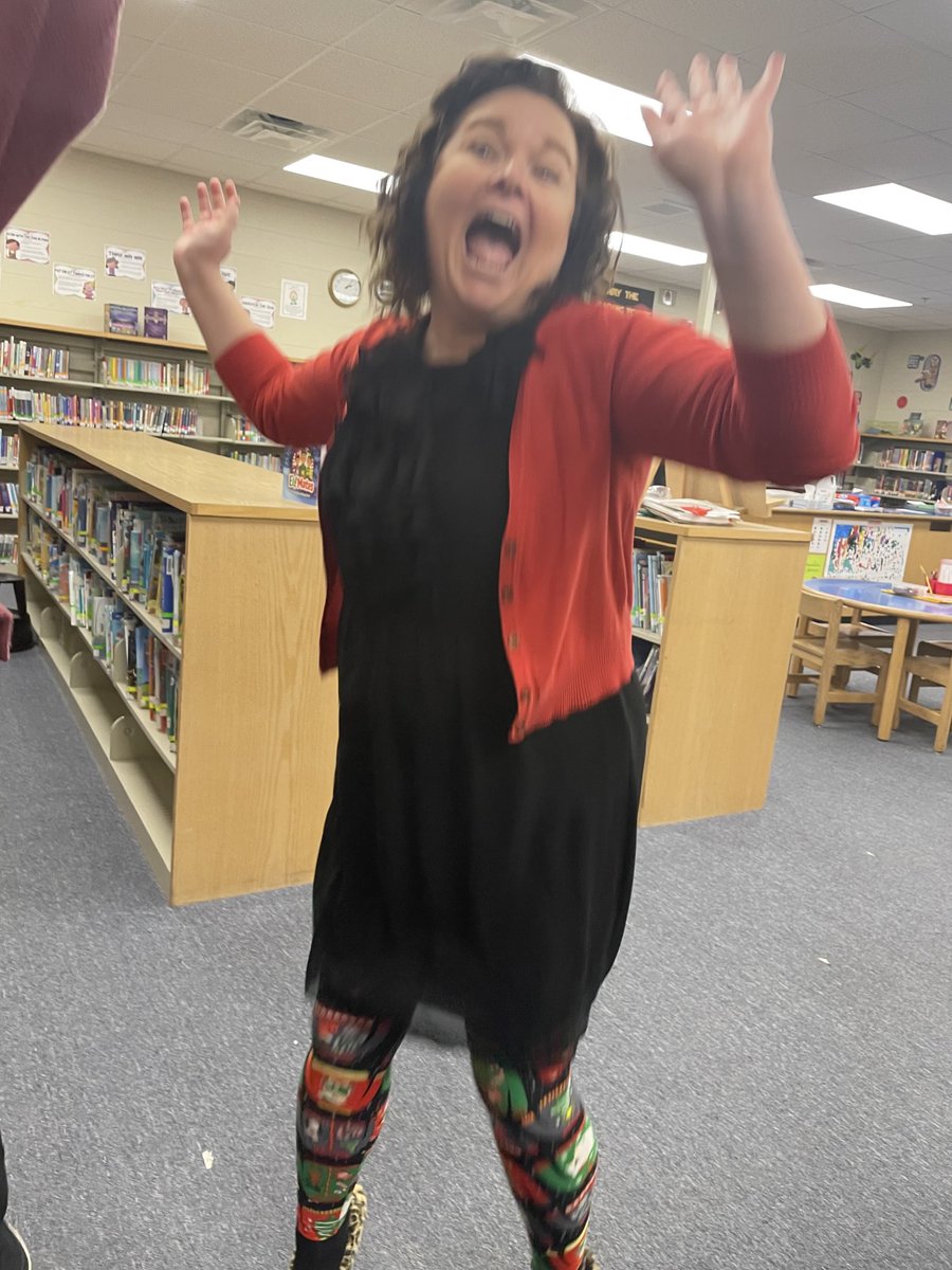 Jumping with Joy for our reindeer games!!! ⁦<a href="/oes_cougarcubs/">Oakmont Elementary</a>⁩