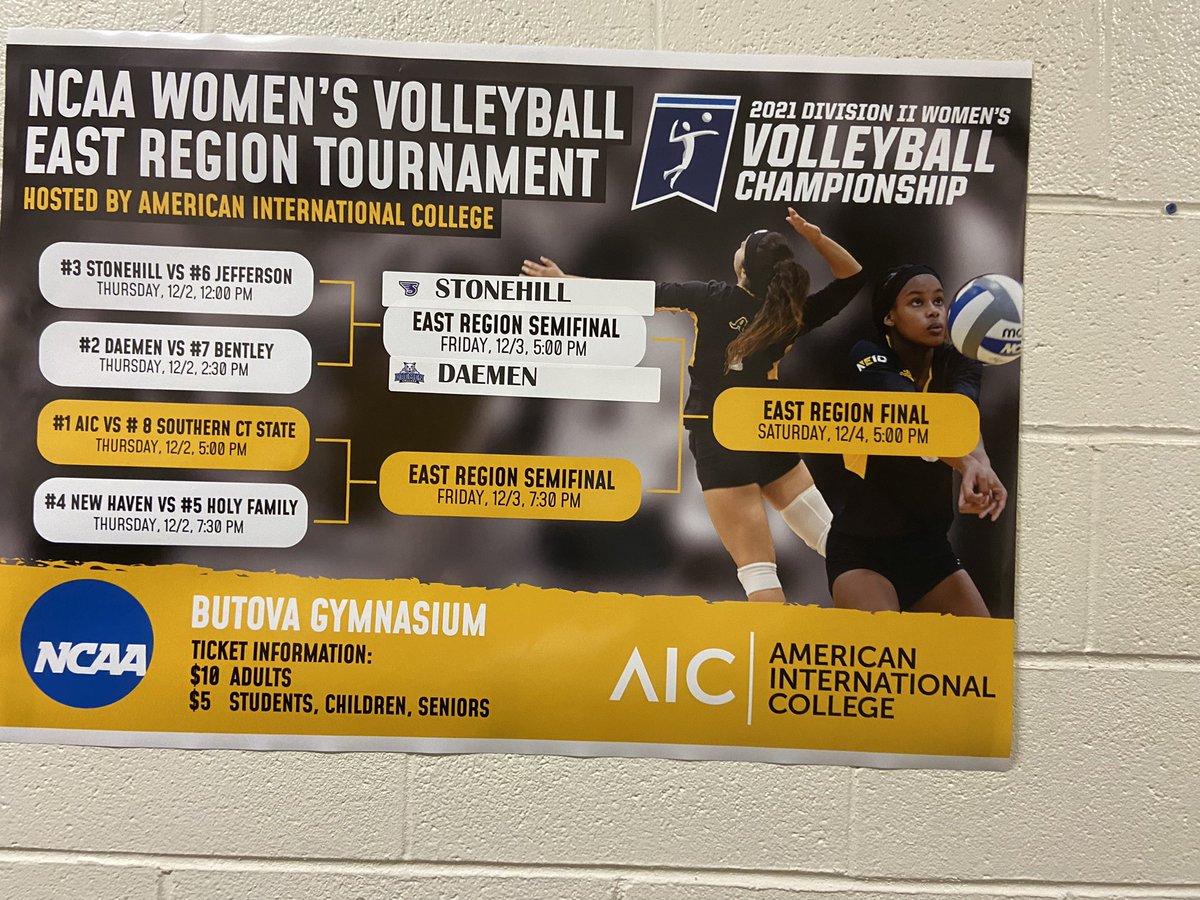 Exciting times!! Been a little busy up here in Massachusetts! 🏐💙🖤🎉#wonnotdone <a href="/DaemenWVB/">Daemen Women’s Volleyball</a>