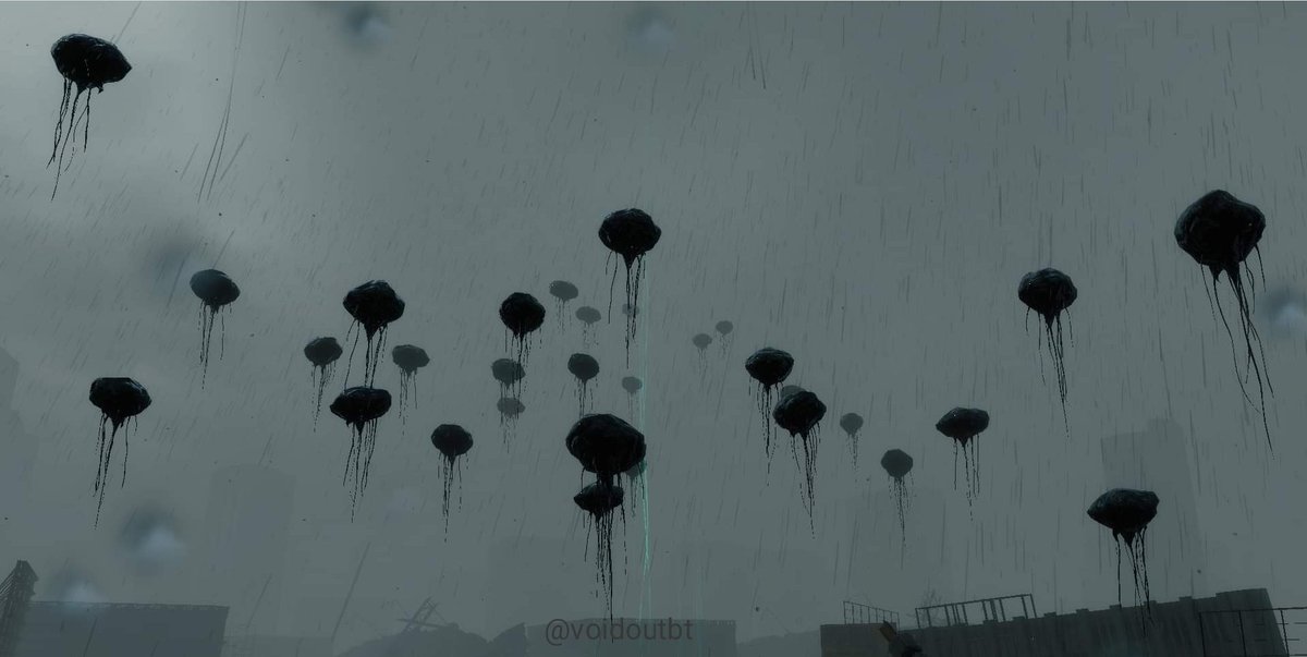 CosmicClaireA's tweet photo. Hey kid, do ya want a balloon? POP POP POP 🖤🎈
Tar gas bag BTs in #DeathStranding
#DeathStrandingPhotoMode #KojimaProductions #VirtualPhotography #ThePhotoMode #gameshots #beachedthings https://t.co/dJLh90RnoS