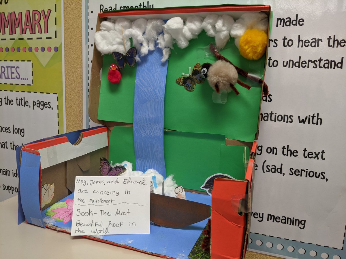 abutts551's tweet photo. @SycamoreCreekES @PTA_SCES  Thank you to our PTA for purchasing the supplies for our 2nd quarter ELA projects!  We loved learning about the rainforest! https://t.co/tGeKXmFHc6