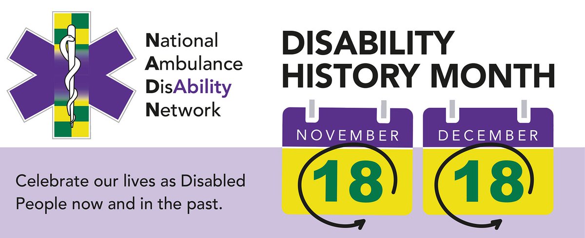 🎉On International Day of Persons with Disabilities, we are proud to officially launch the National Ambulance Disability Network (NADN). (Please share far and wide)💜💚💜 🎉
#UKDHM @MyPurpleSpace @NatAmbBME @NatAmbLGBTUK @AACE_org @JRCALCguidance @wdesnews