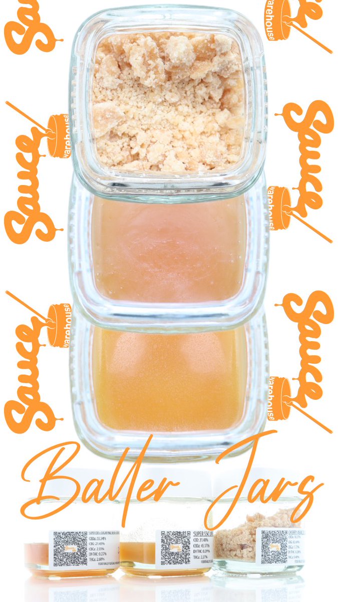 SauceWarehouse's tweet photo. BALLER JARS 
Available at https://t.co/zACzoQoh91

#cbd #concentrates #dabs #cbdconcentrates #cbddabs #hemp #hempextracts #ballerjar #ballerjars #saucewarehouse https://t.co/qKlIOlXrfT