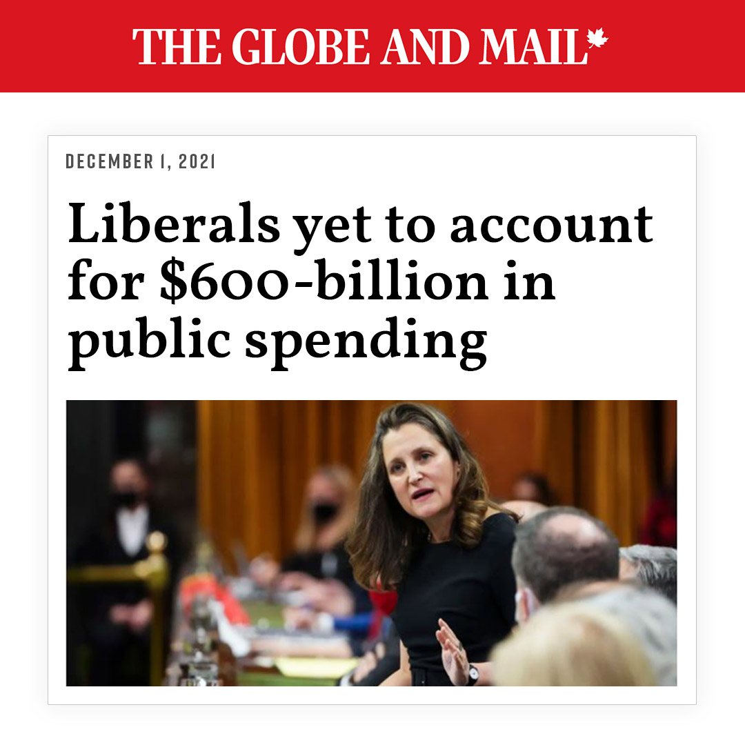 erinotoole's tweet photo. They're not even trying to pretend they care about how your money is spent. https://t.co/LZkms7ldm5