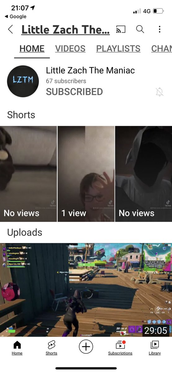 Marko7T4's tweet image. The kids have been writing their Christmas lists. Zach’s top present is “a million subscribers” on his YouTube channel 😂. If any of you could just subscribe to it for me, I’d be really grateful. You don’t have to have notifications turned on, or even watch his videos.