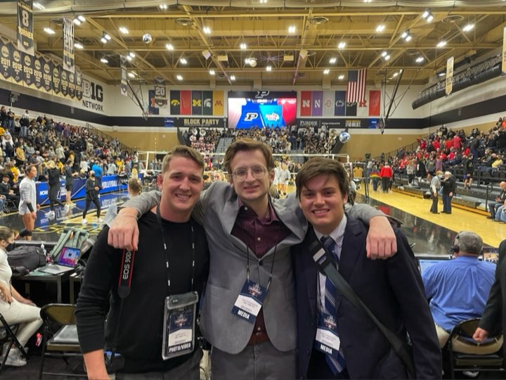 The_Vidette's tweet photo. Follow along to @JakeSermersheim, @mfojr and @AlexGant16 for live updates through @RedbirdVB’s first round NCAA Tournament matchup with Purdue. 
#REDBIRDvolleyball https://t.co/dtXi1Rdl6q