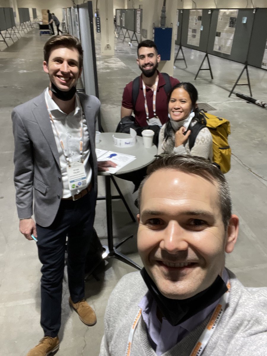 WillBoley's tweet photo. Thanks to Prof. Truby @rltruby, and to my graduate students, Stephanie and Ramon, for helping me with judging posters for the SF03 Symposium at #F21MRS! https://t.co/VVgIacnLbd