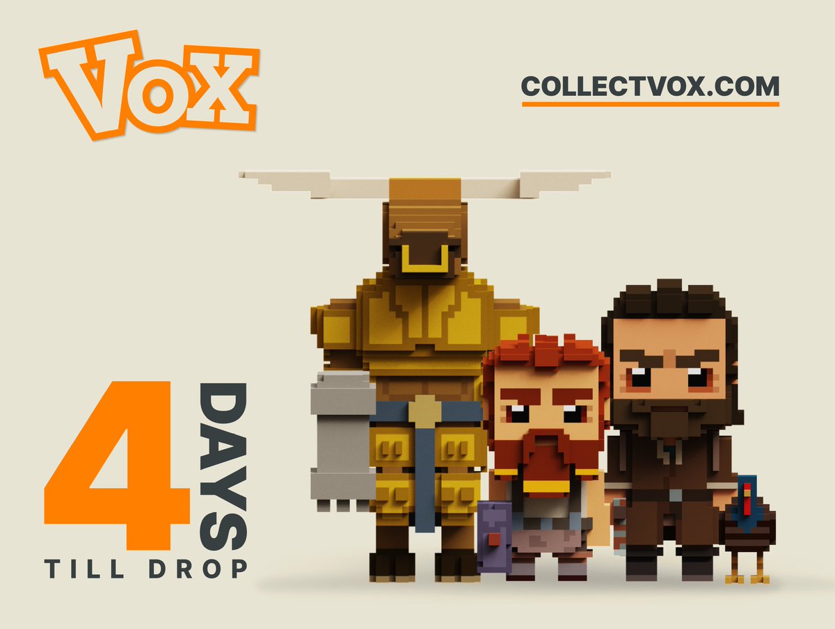 BitBenderBrink's tweet photo. Just a few days until the #VOX drop! Create an account at https://t.co/8AI0kU6yis and make sure you have $GALA and $ETH in your wallet to pick up the world's hottest pfp project! #AvatarsThatDefi https://t.co/vwFbYPuXpC