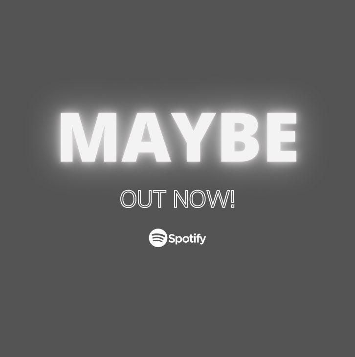 It’s FINALLY here - my new single ‘Maybe’ is released into the world. I have been recording and mixing this song for over a year, and I hope you love it as much as I do. Your support means the world to me, so even if you stream this song once, it would be so appreciated.