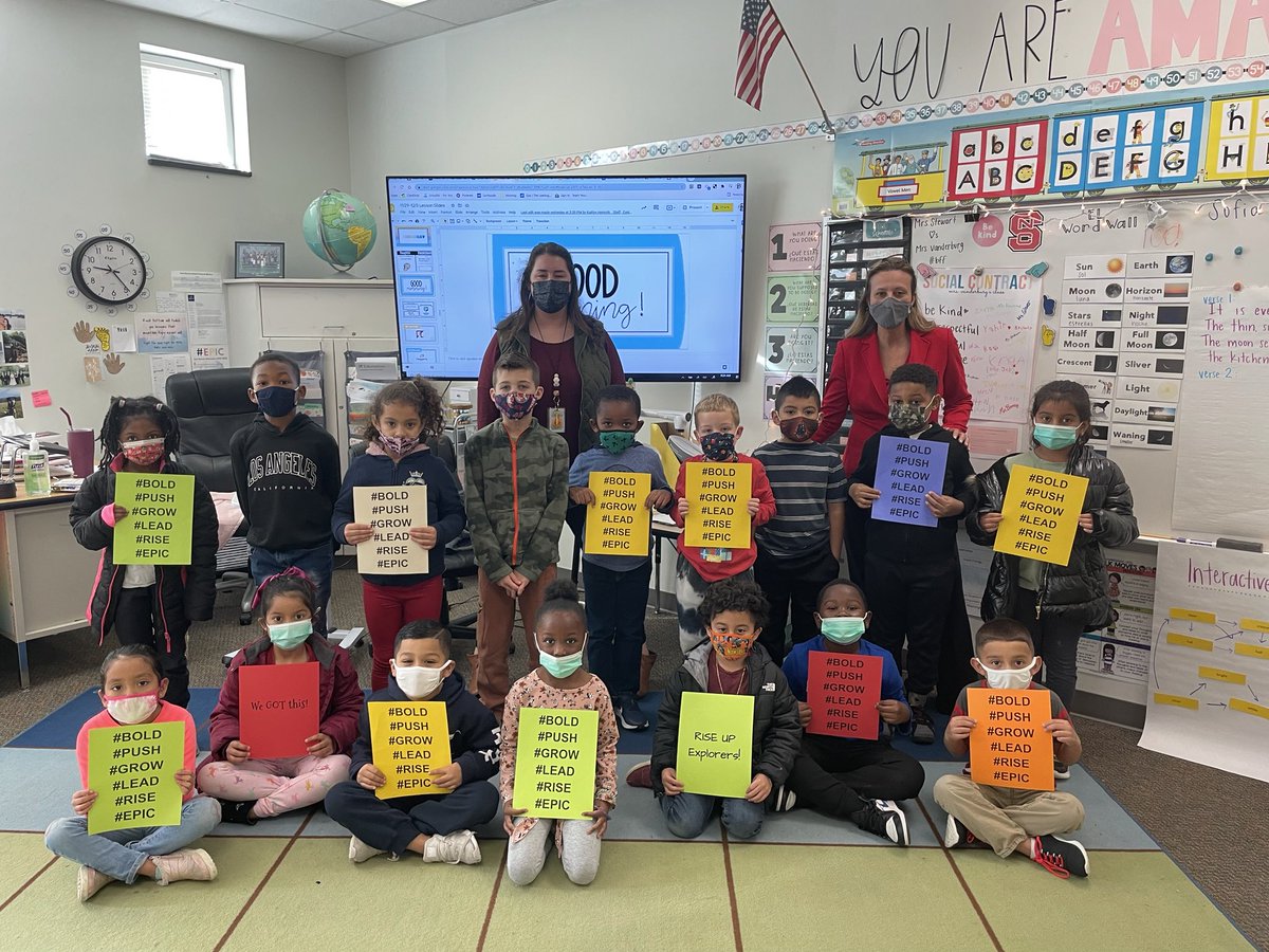 Celebrating 50 Compass Cards! Congrats Ms. Vanderburg’s Class!!! #proudprincipal #bigwin #ontheRISE #EPIC