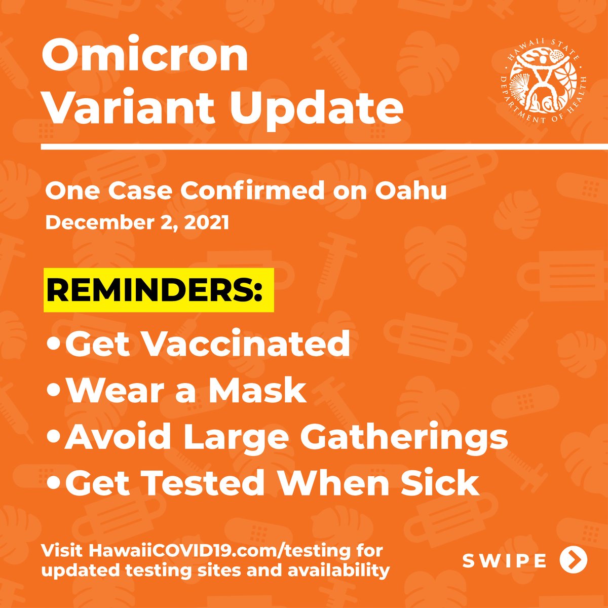 Hawaiʻi State Department of Health tweet media