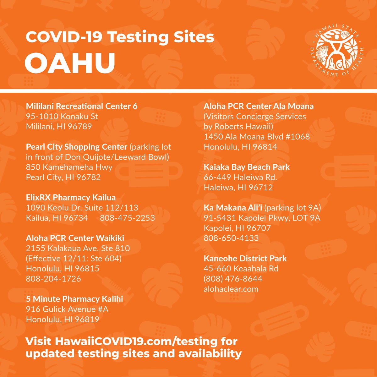 Hawaiʻi State Department of Health tweet media